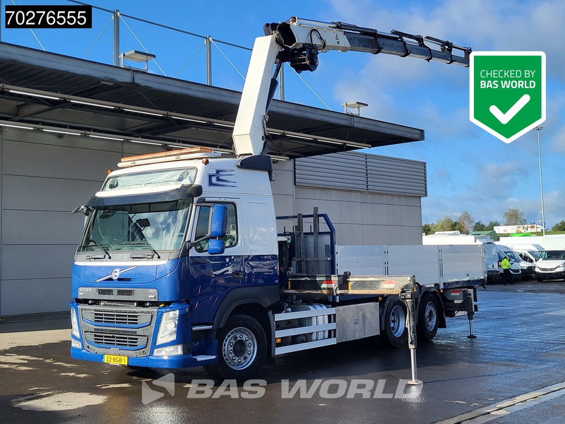 Volvo FM 500 FM 6X2 NL-Truck HMF 3220-K7 Kran Crane Winch Lift+Steering-Axle Euro 6 - Camion platformă, Camion cu macara: Foto 1 Volvo FM 500 FM 6X2 NL-Truck HMF 3220-K7 Kran Crane Winch Lift+Steering-Axle Euro 6 - Camion platformă, Camion cu macara: Foto 1