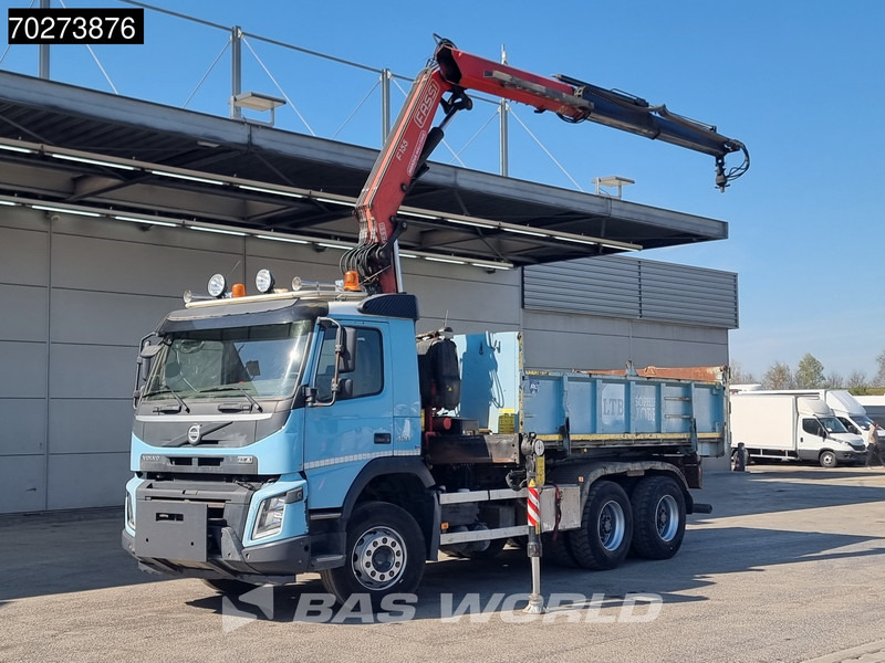 Volvo FMX 420 6X4 Fassi F155A.2.22 Crane 9m3 Big-Axle Automatic Euro 5 - Camion basculantă, Camion cu macara: Foto 1 Volvo FMX 420 6X4 Fassi F155A.2.22 Crane 9m3 Big-Axle Automatic Euro 5 - Camion basculantă, Camion cu macara: Foto 1