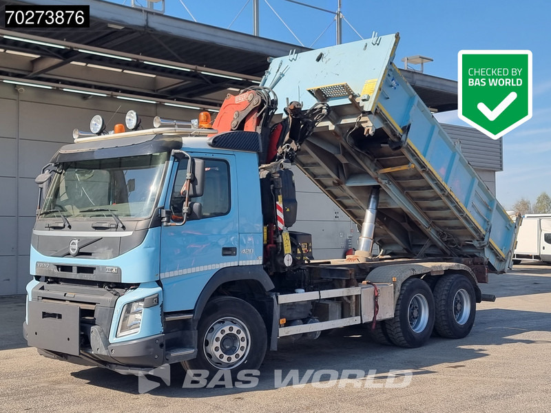 Volvo FMX 420 6X4 Fassi F155A.2.22 Crane 9m3 Big-Axle Automatic Euro 5 - Camion basculantă, Camion cu macara: Foto 5 Volvo FMX 420 6X4 Fassi F155A.2.22 Crane 9m3 Big-Axle Automatic Euro 5 - Camion basculantă, Camion cu macara: Foto 5