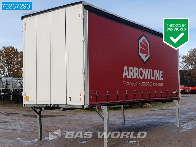 Wecon WPR 715 SG 6X2 Durchladesysteem 20FT / BDF / Wecon / Wechselbrücke - Caroserie cu prelata: Foto 1 Wecon WPR 715 SG 6X2 Durchladesysteem 20FT / BDF / Wecon / Wechselbrücke - Caroserie cu prelata: Foto 1