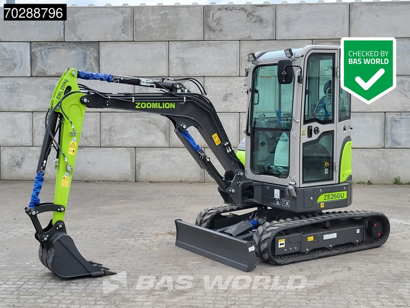 Zoomlion ZE26 GU CE CERTIFIED - Mini excavator: Foto 1 Zoomlion ZE26 GU CE CERTIFIED - Mini excavator: Foto 1