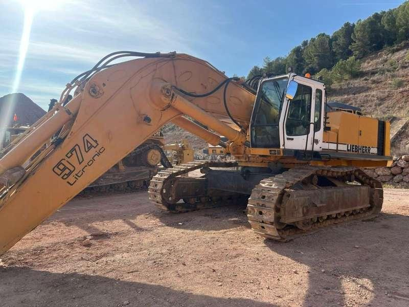 Liebherr R974B Litronic - Excavator pe şenile: Foto 1 Liebherr R974B Litronic - Excavator pe şenile: Foto 1