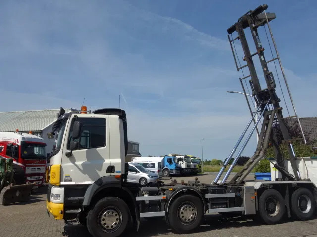 DAF CF 410 8X4 NCH CONTAINER SYSTEEM 32 TON 90 graden silo containers - Camion cu sistem de cablu: Foto 1 DAF CF 410 8X4 NCH CONTAINER SYSTEEM 32 TON 90 graden silo containers - Camion cu sistem de cablu: Foto 1