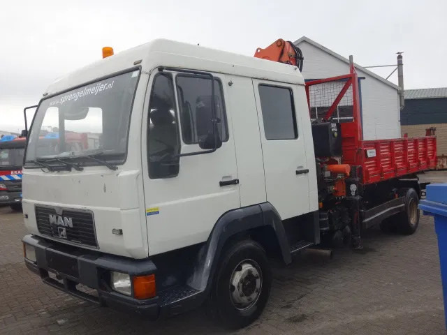 MAN 12.224 DC,8,5 TON ATLAS KRAAN,KIPPER,MANUAL POMP - Camion basculantă, Camion cu macara: Foto 5 MAN 12.224 DC,8,5 TON ATLAS KRAAN,KIPPER,MANUAL POMP - Camion basculantă, Camion cu macara: Foto 5