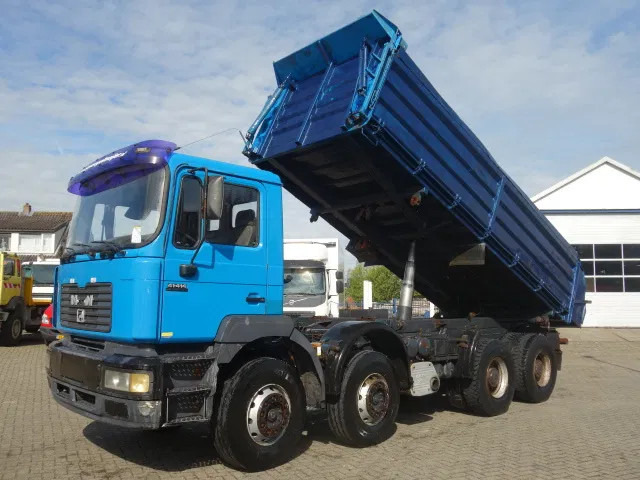 MAN 41-414 MEILLER KIPPER 8X4,MANUAL POMP - Camion basculantă: Foto 2 MAN 41-414 MEILLER KIPPER 8X4,MANUAL POMP - Camion basculantă: Foto 2