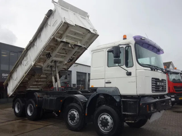 MAN FE410 PK 8X8 MEILLER KIPPER,MANUALFEULPUMP - Camion basculantă: Foto 1 MAN FE410 PK 8X8 MEILLER KIPPER,MANUALFEULPUMP - Camion basculantă: Foto 1