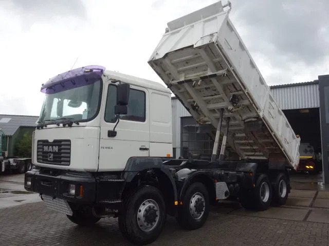 MAN FE410 PK 8X8 MEILLER KIPPER,MANUALFEULPUMP - Camion basculantă: Foto 2 MAN FE410 PK 8X8 MEILLER KIPPER,MANUALFEULPUMP - Camion basculantă: Foto 2