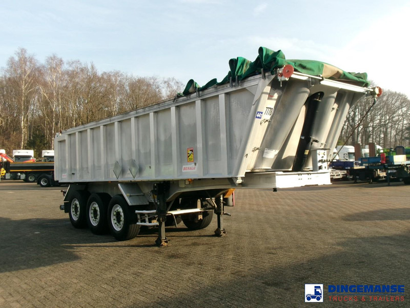 Benalu Tipper trailer alu 22 m3 + tarpaulin - Semiremorcă basculantă: Foto 2 Benalu Tipper trailer alu 22 m3 + tarpaulin - Semiremorcă basculantă: Foto 2