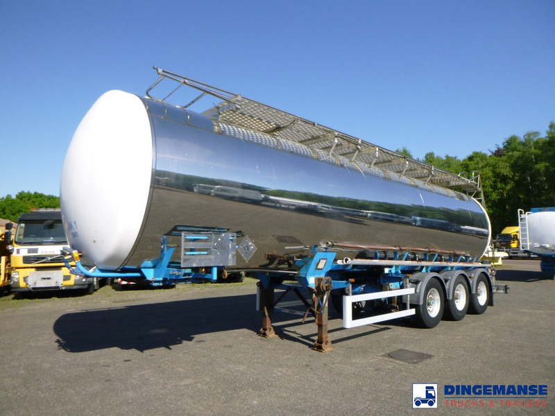 Clayton Chemical tank inox L4BN 37.5 m3 / 1 comp - Semiremorcă cisternă: Foto 1 Clayton Chemical tank inox L4BN 37.5 m3 / 1 comp - Semiremorcă cisternă: Foto 1