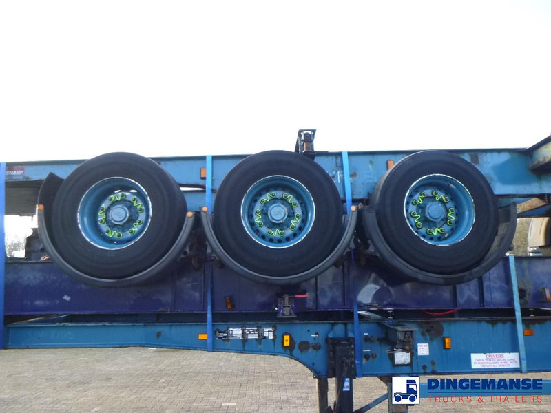 Crane Fruehauf Stack - 3 x container trailer 20-20-30-40 ft - Semiremorcă transport containere/ Swap body: Foto 5 Crane Fruehauf Stack - 3 x container trailer 20-20-30-40 ft - Semiremorcă transport containere/ Swap body: Foto 5