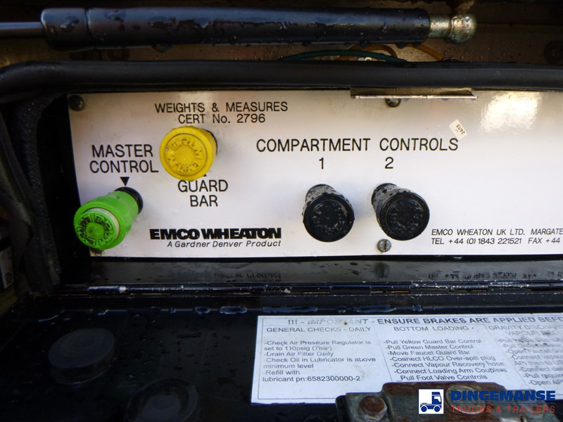 Remorcă cisternă Feldbinder Jet fuel tank 40 m3 / 1 comp + pump: Foto 16