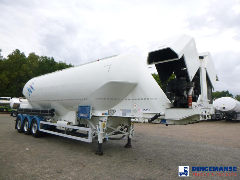 Feldbinder Powder tank alu 50 m3 + compressor - Semiremorcă cisternă: Foto 2 Feldbinder Powder tank alu 50 m3 + compressor - Semiremorcă cisternă: Foto 2