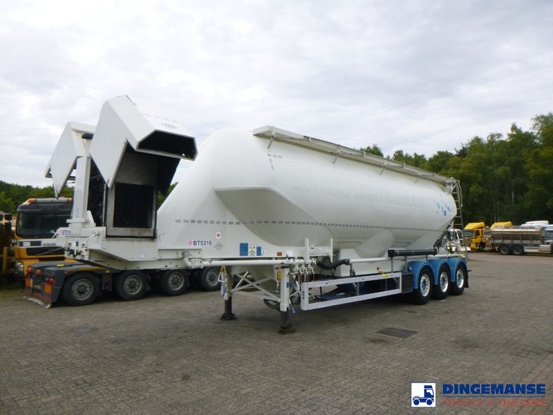 Feldbinder Powder tank alu 50 m3 + compressor - Semiremorcă cisternă: Foto 1 Feldbinder Powder tank alu 50 m3 + compressor - Semiremorcă cisternă: Foto 1