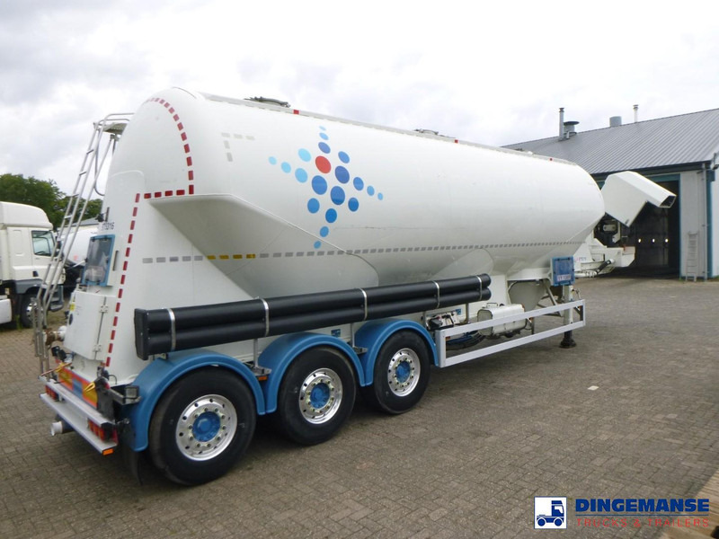 Feldbinder Powder tank alu 50 m3 + compressor - Semiremorcă cisternă: Foto 4 Feldbinder Powder tank alu 50 m3 + compressor - Semiremorcă cisternă: Foto 4