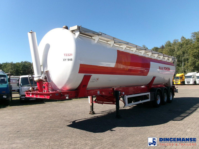 Feldbinder Powder tank alu (tipping) 60 m3 - Semiremorcă cisternă: Foto 1 Feldbinder Powder tank alu (tipping) 60 m3 - Semiremorcă cisternă: Foto 1