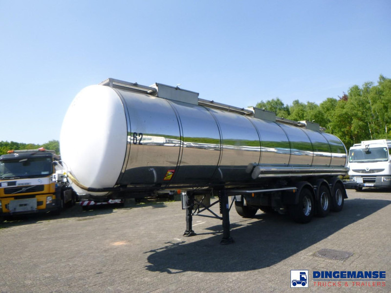 LAG Chemical tank inox 30 m3 / 1 comp - Semiremorcă cisternă: Foto 1 LAG Chemical tank inox 30 m3 / 1 comp - Semiremorcă cisternă: Foto 1