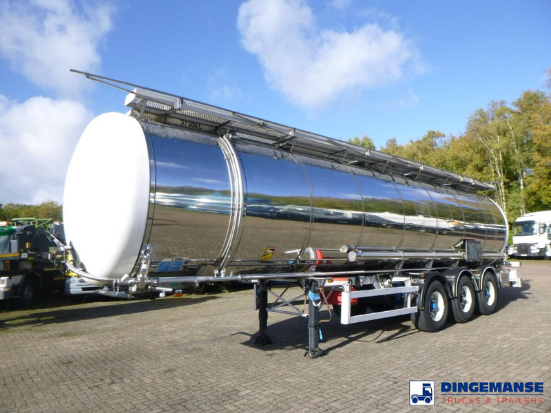 LAG Chemical tank inox 37.5 m3 / 1 comp - Semiremorcă cisternă: Foto 1 LAG Chemical tank inox 37.5 m3 / 1 comp - Semiremorcă cisternă: Foto 1