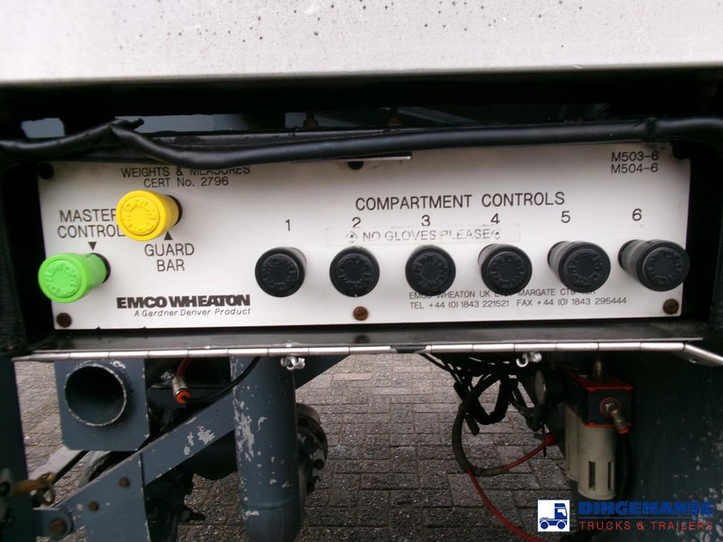 Semiremorcă cisternă Lakeland Fuel tank alu 42.8 m3 / 6 comp + pump: Foto 7