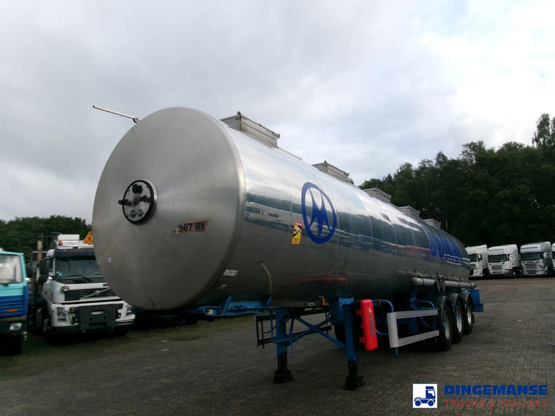 Magyar Chemical tank inox 32.5m3 / 1 comp - Semiremorcă cisternă: Foto 1 Magyar Chemical tank inox 32.5m3 / 1 comp - Semiremorcă cisternă: Foto 1
