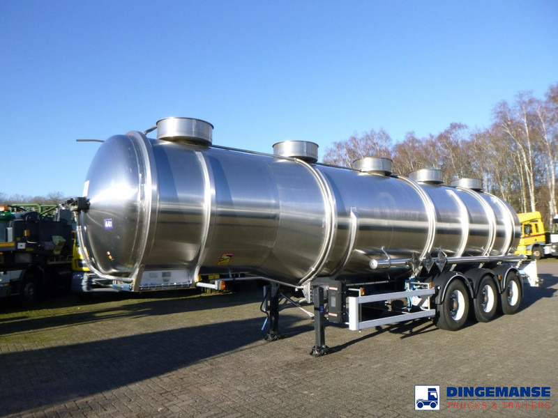 Magyar Chemical tank inox 34.5 m3 / 1 comp - Semiremorcă cisternă: Foto 1 Magyar Chemical tank inox 34.5 m3 / 1 comp - Semiremorcă cisternă: Foto 1