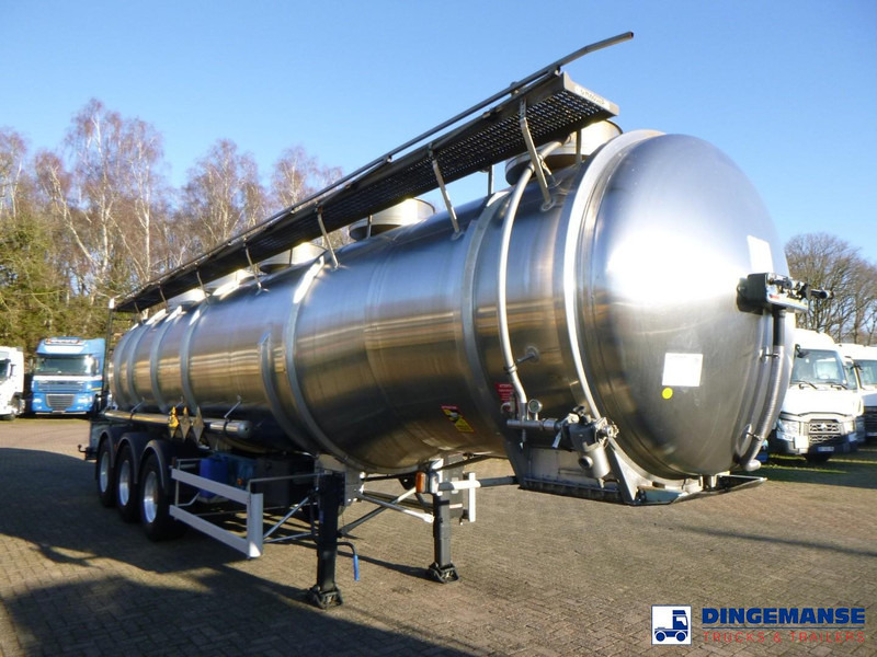 Magyar Chemical tank inox 34.5 m3 / 1 comp - Semiremorcă cisternă: Foto 2 Magyar Chemical tank inox 34.5 m3 / 1 comp - Semiremorcă cisternă: Foto 2