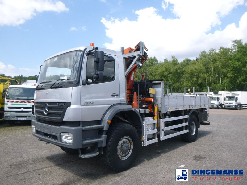 Mercedes-Benz Axor 1829 4x4 RHD + Atlas 85.2 A5L - Camion cu macara: Foto 1 Mercedes-Benz Axor 1829 4x4 RHD + Atlas 85.2 A5L - Camion cu macara: Foto 1
