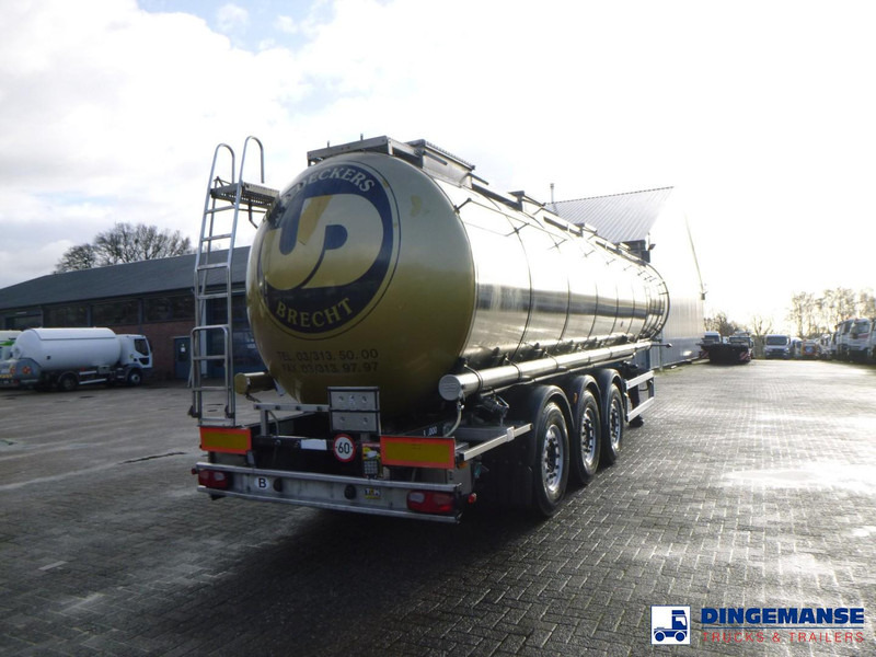 Van Hool Chemical tank inox 30 m3 / 1 comp ADR 12/03/2024 - Semiremorcă cisternă: Foto 3 Van Hool Chemical tank inox 30 m3 / 1 comp ADR 12/03/2024 - Semiremorcă cisternă: Foto 3