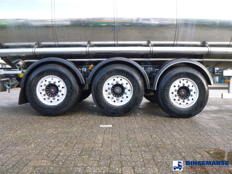 Semiremorcă cisternă Van Hool Chemical tank inox 30 m3 / 1 comp ADR 12/03/2024: Foto 9