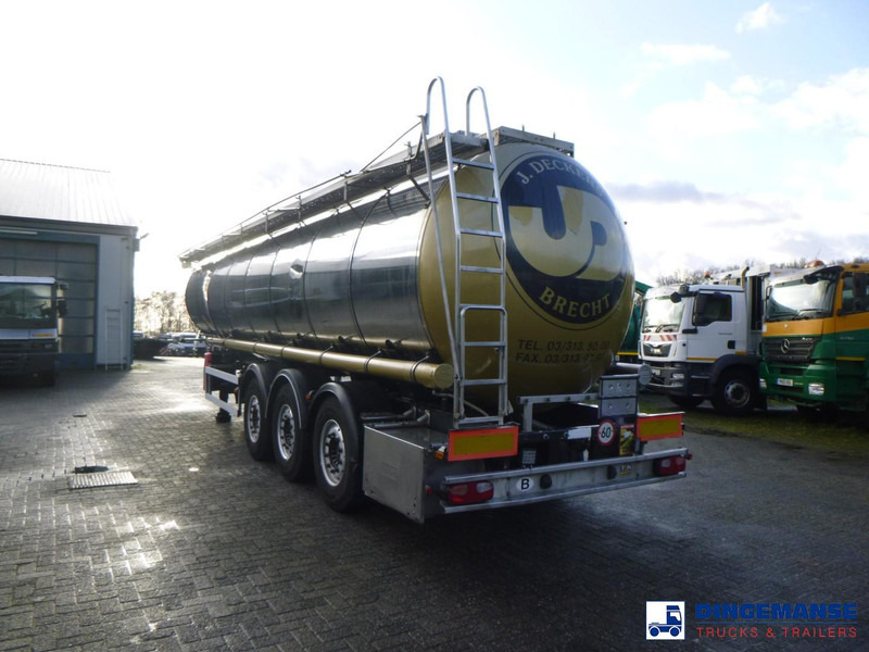 Van Hool Chemical tank inox 30 m3 / 1 comp ADR 12/03/2024 - Semiremorcă cisternă: Foto 4 Van Hool Chemical tank inox 30 m3 / 1 comp ADR 12/03/2024 - Semiremorcă cisternă: Foto 4