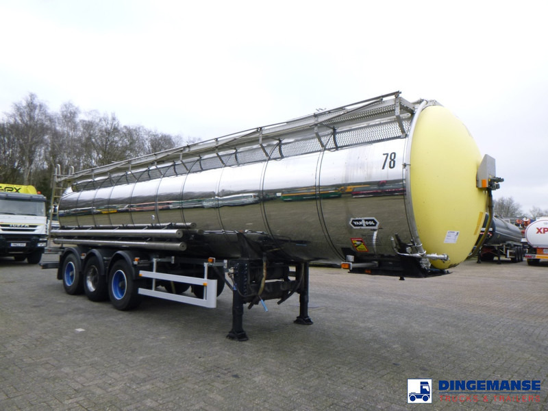 Van Hool Chemical tank inox 30 m3 / 1 comp - Semiremorcă cisternă: Foto 2 Van Hool Chemical tank inox 30 m3 / 1 comp - Semiremorcă cisternă: Foto 2