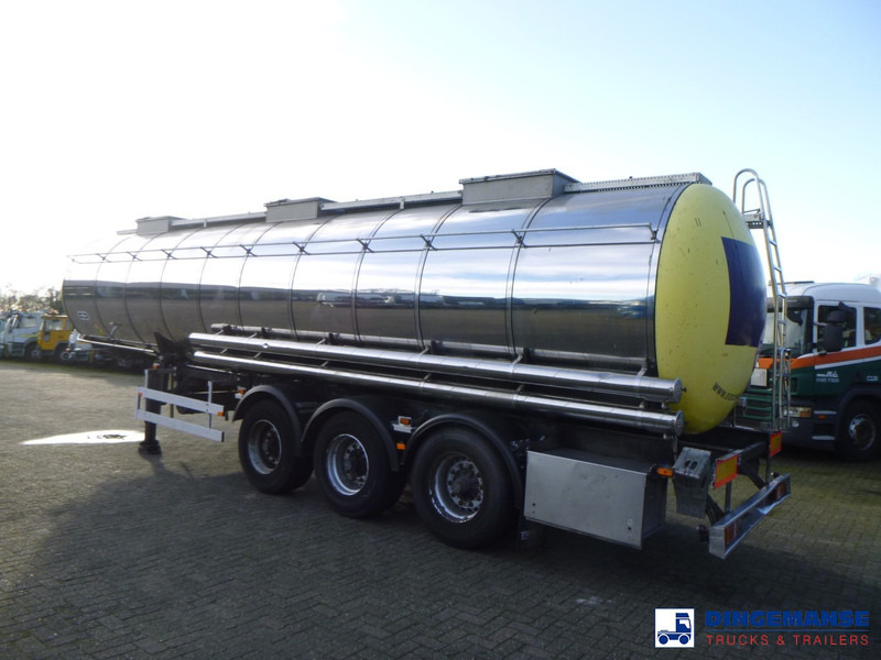 Van Hool Chemical tank inox 30 m3 / 3 comp - Remorcă cisternă: Foto 3 Van Hool Chemical tank inox 30 m3 / 3 comp - Remorcă cisternă: Foto 3