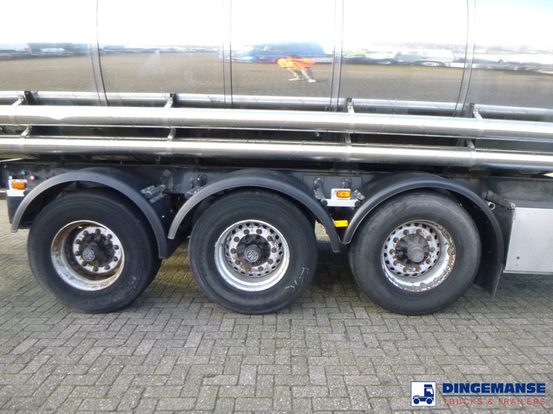 Van Hool Chemical tank inox 30 m3 / 3 comp - Remorcă cisternă: Foto 5 Van Hool Chemical tank inox 30 m3 / 3 comp - Remorcă cisternă: Foto 5
