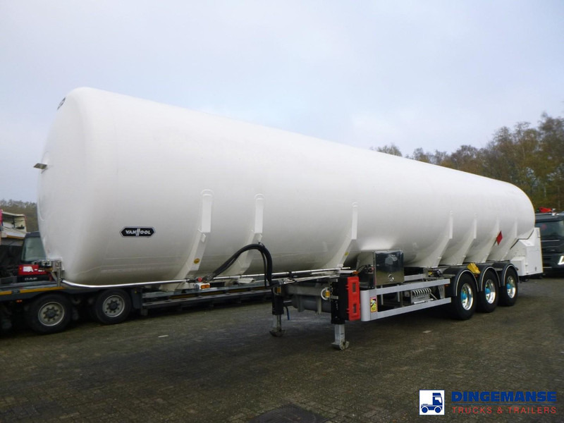 Van Hool Cryogenic tank inox 58.6 m3 / 1 comp / R10,4BN (methane/argon/nitrogen) - Semiremorcă cisternă: Foto 1 Van Hool Cryogenic tank inox 58.6 m3 / 1 comp / R10,4BN (methane/argon/nitrogen) - Semiremorcă cisternă: Foto 1