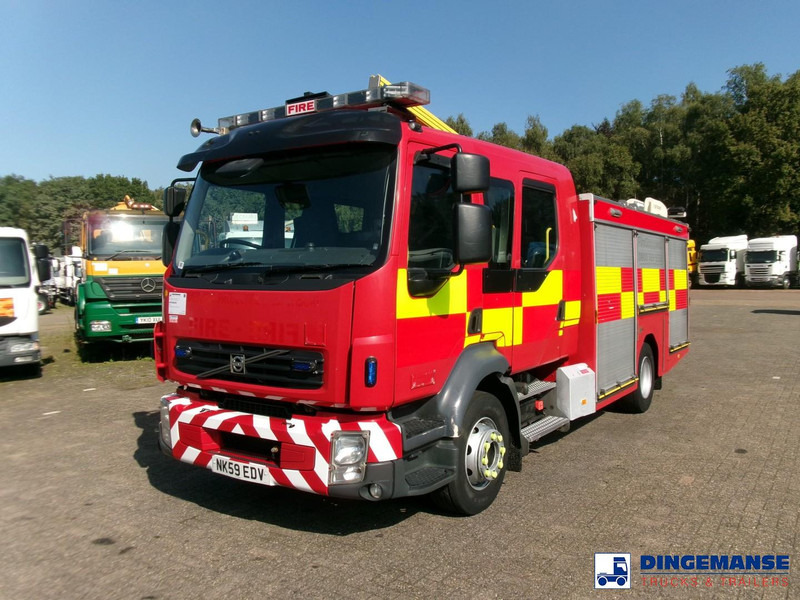 Volvo FL280 4X2 RHD crewcab fire engine + pump & watertank - Autospeciala de stins incendii: Foto 1 Volvo FL280 4X2 RHD crewcab fire engine + pump & watertank - Autospeciala de stins incendii: Foto 1