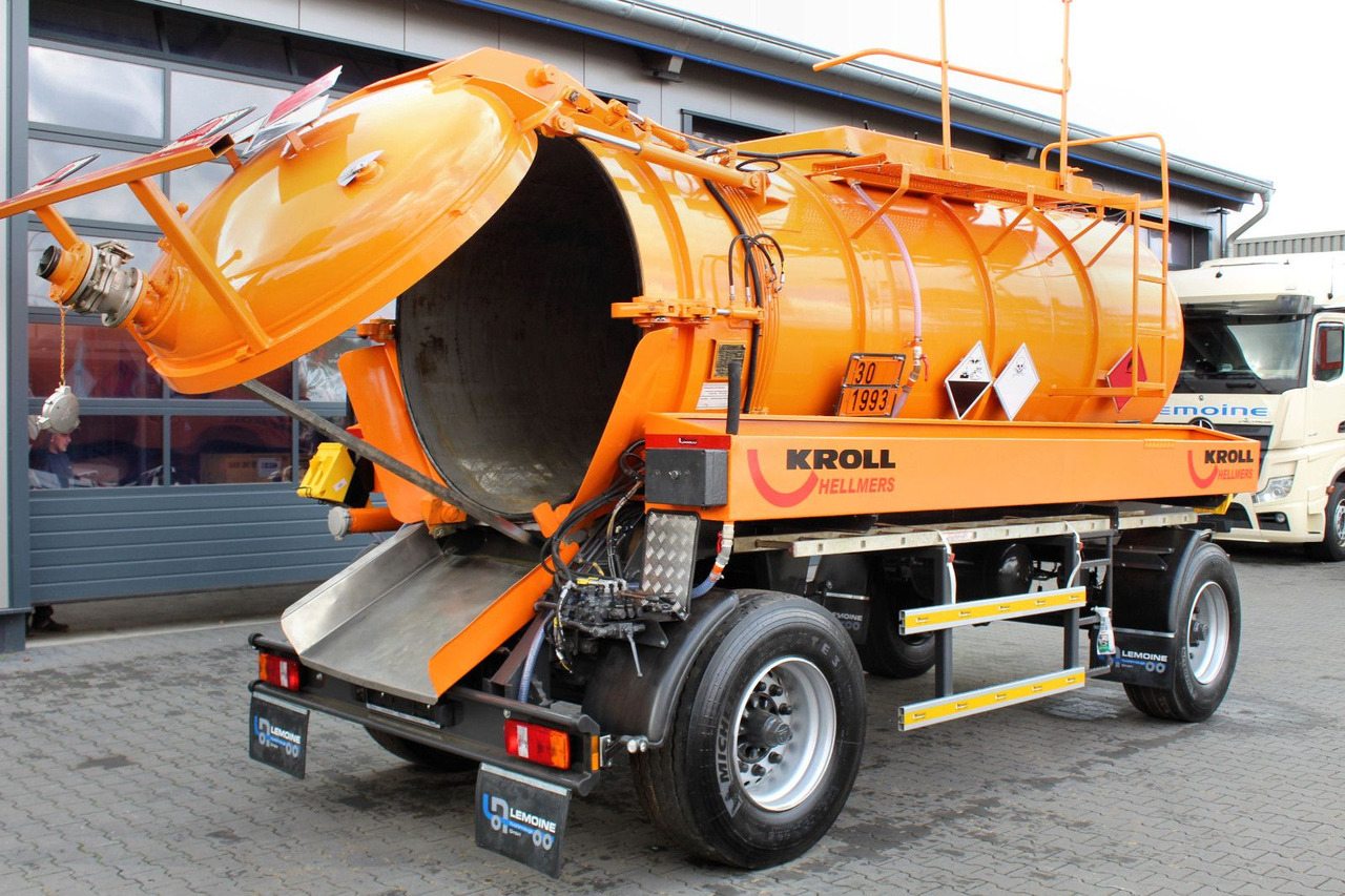 Kutschke 10m³ Kipper Saug u.Druck INOX +ADR/GGVS - Remorcă cisternă: Foto 4 Kutschke 10m³ Kipper Saug u.Druck INOX +ADR/GGVS - Remorcă cisternă: Foto 4