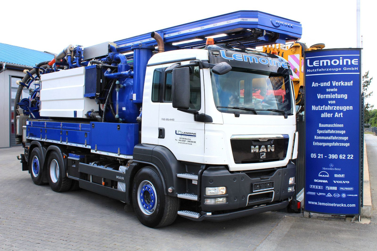 MAN TGS 28.440 6x2 Kroll 14,5m³ W-Rückgewinner KOMBI - Maşină pentru vidanjări: Foto 1 MAN TGS 28.440 6x2 Kroll 14,5m³ W-Rückgewinner KOMBI - Maşină pentru vidanjări: Foto 1