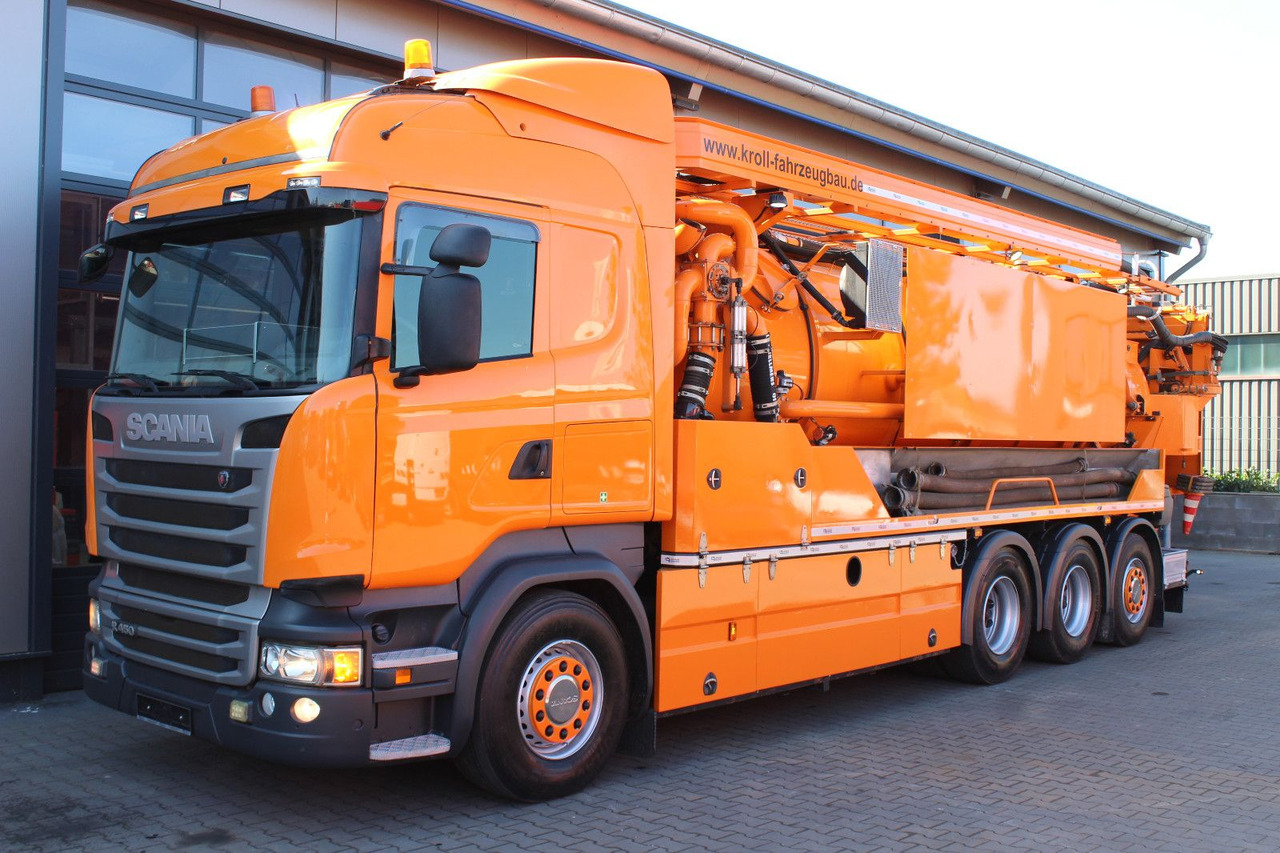 Scania R450 8x4 Kroll 19m³ Wasserrückgewinner Kombi-HD - Maşină pentru vidanjări: Foto 4 Scania R450 8x4 Kroll 19m³ Wasserrückgewinner Kombi-HD - Maşină pentru vidanjări: Foto 4