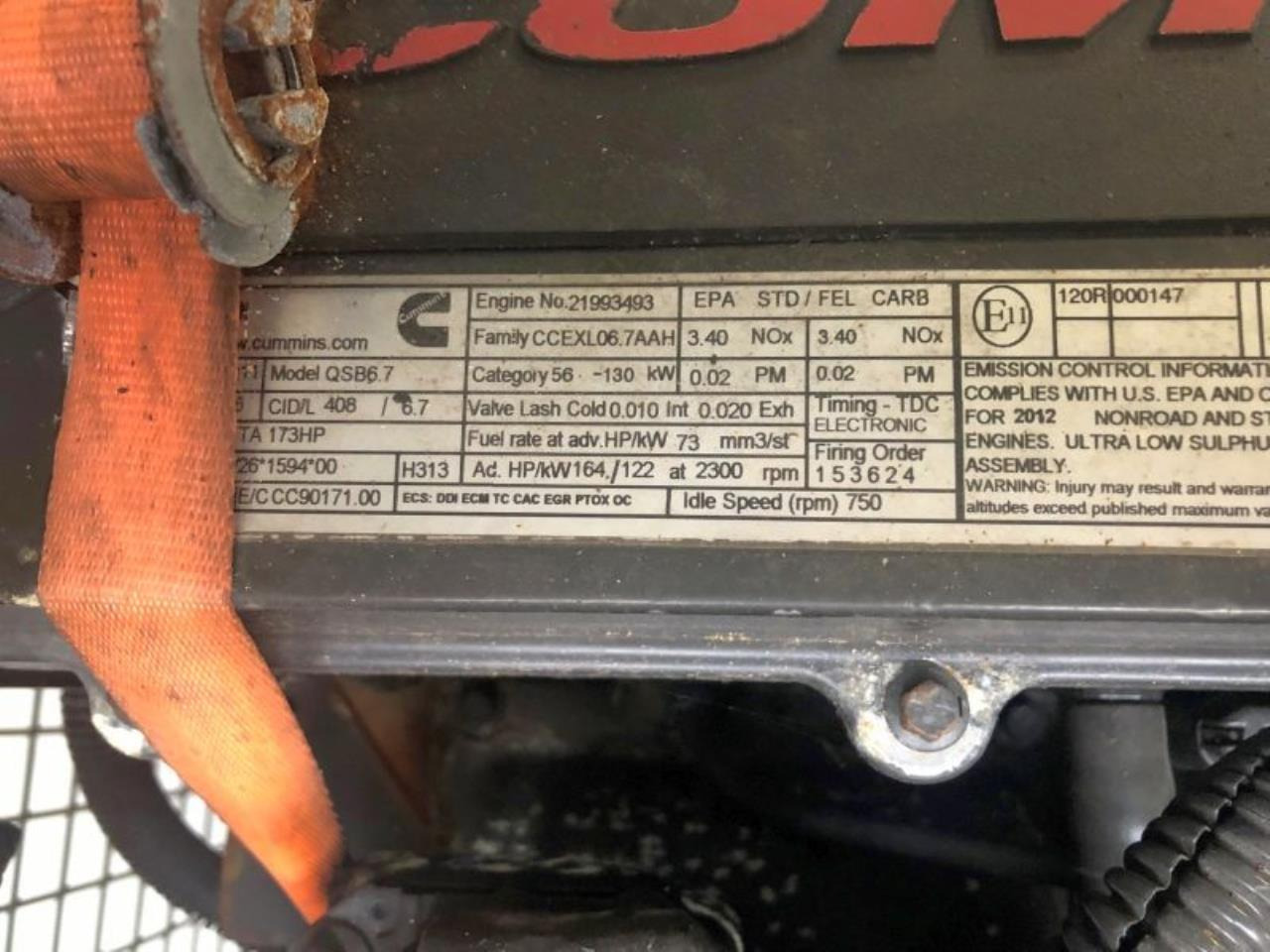 Cummins QSB6.7 164 - Motor: Foto 3 Cummins QSB6.7 164 - Motor: Foto 3