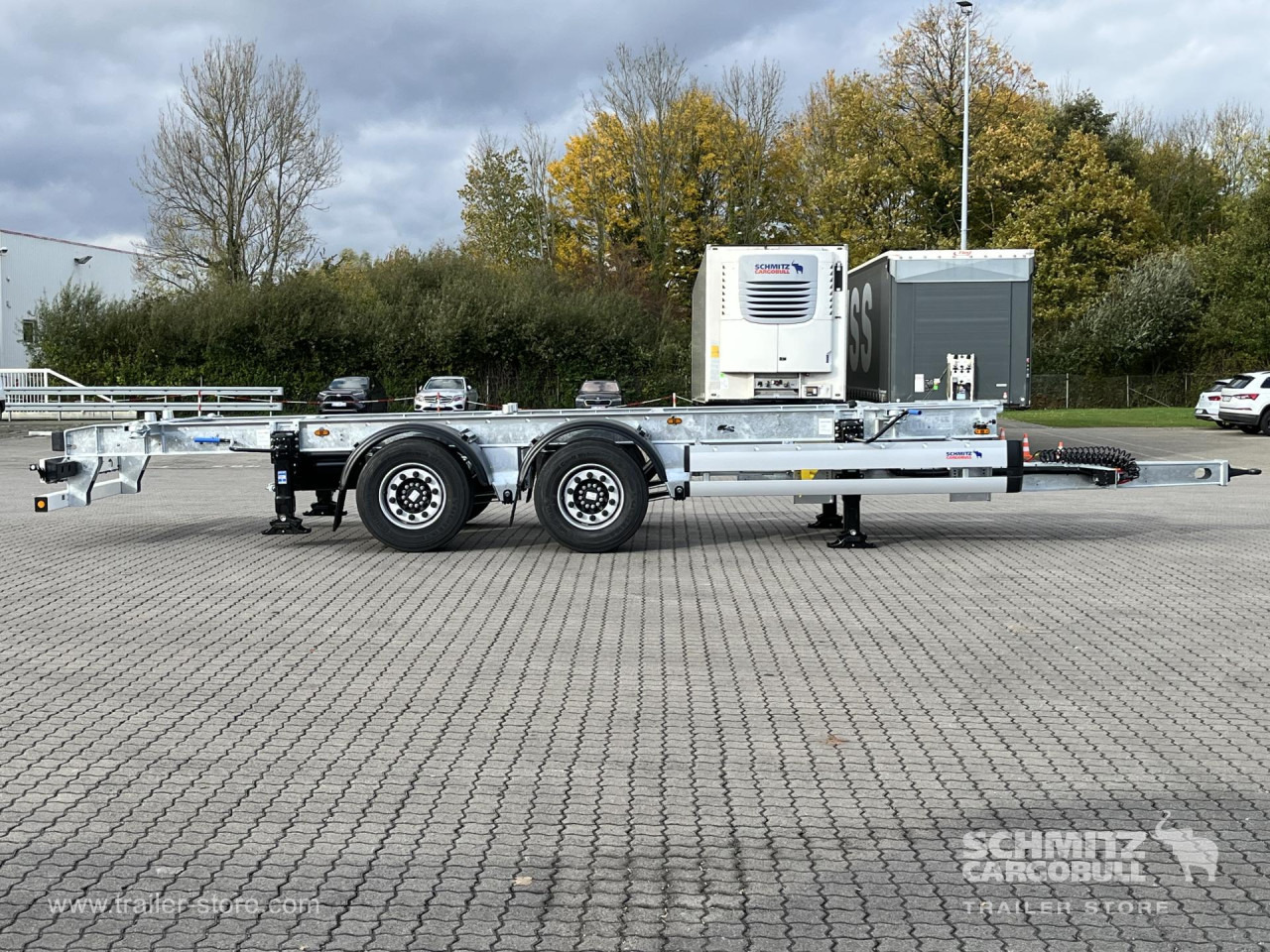 SCHMITZ Zentralachsanhänger Wechselfahrgestell - Remorcă transport containere/ Swap body: Foto 2 SCHMITZ Zentralachsanhänger Wechselfahrgestell - Remorcă transport containere/ Swap body: Foto 2