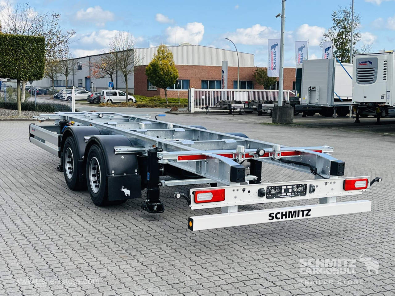 Remorcă transport containere/ Swap body nou SCHMITZ Zentralachsanhänger Wechselfahrgestell: Foto 8