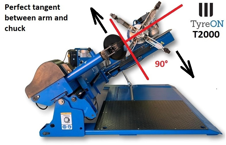 Echipament de atelier T2000 truck tyrechanger 60 Inch 2 mounting speeds - fully automatic - power 4kW+4kW: Foto 7