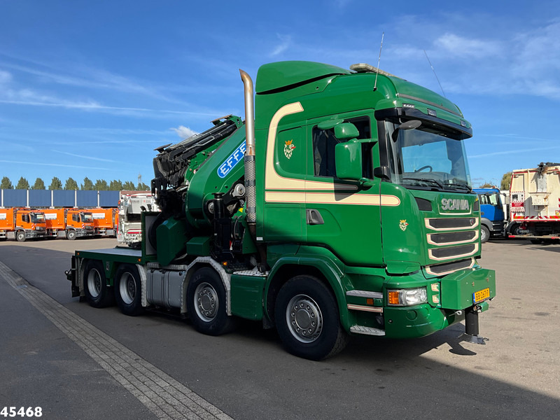 Scania R 490 8x4 Euro 6 Effer 140 Tonmeter laadkraan + Fly-Jib Just 283.508 km - Cap tractor: Foto 5 Scania R 490 8x4 Euro 6 Effer 140 Tonmeter laadkraan + Fly-Jib Just 283.508 km - Cap tractor: Foto 5