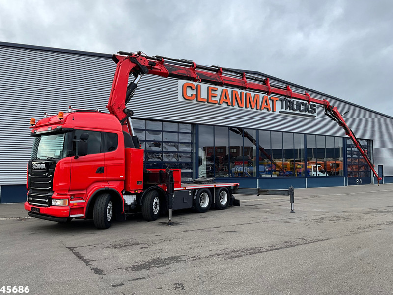 Scania R620 V8 8x4 Hiab 105 Ton/meter laadkraan + Fly-Jib! - Cap tractor: Foto 1 Scania R620 V8 8x4 Hiab 105 Ton/meter laadkraan + Fly-Jib! - Cap tractor: Foto 1