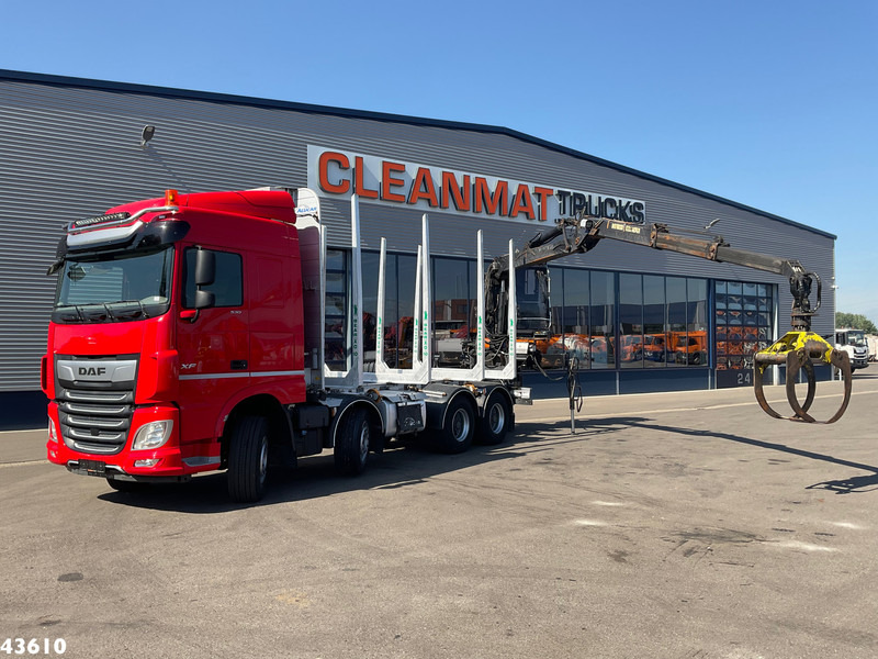 DAF FAD XF 530 8x4 Holzkran - Camion cu macara: Foto 1 DAF FAD XF 530 8x4 Holzkran - Camion cu macara: Foto 1