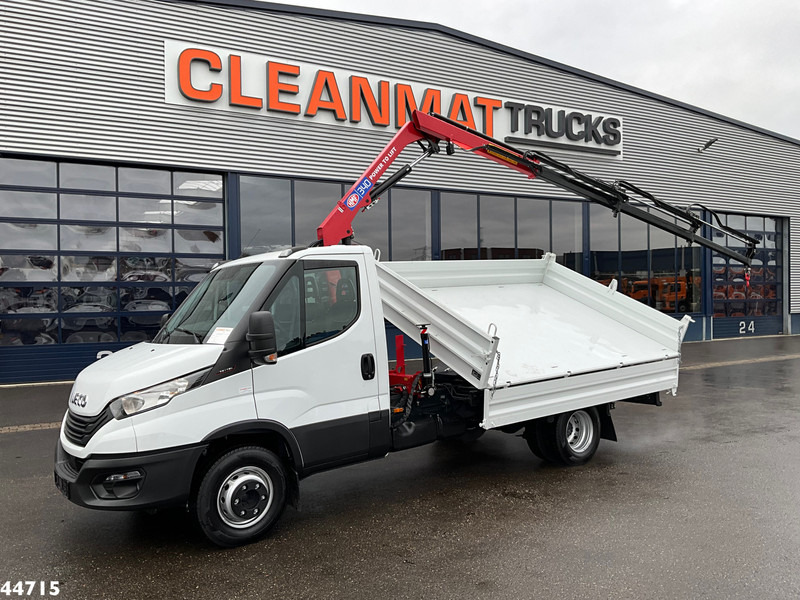 Iveco Daily 72C18 HMF laadkraan 3,4 Tonmeter laadkraan + Meiller 3-zijdige kipper New & Unused!! - Camion basculantă: Foto 2 Iveco Daily 72C18 HMF laadkraan 3,4 Tonmeter laadkraan + Meiller 3-zijdige kipper New & Unused!! - Camion basculantă: Foto 2