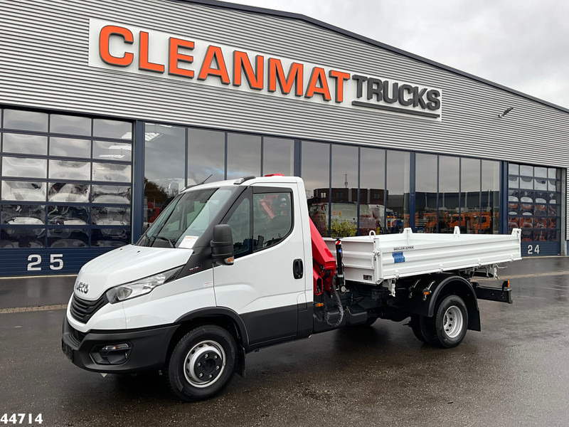Iveco Daily 72C18 HMF laadkraan 3,4 Tonmeter laadkraan + Meiller 3-zijdige kipper New & Unused!! - Camion basculantă, Camion cu macara: Foto 3 Iveco Daily 72C18 HMF laadkraan 3,4 Tonmeter laadkraan + Meiller 3-zijdige kipper New & Unused!! - Camion basculantă, Camion cu macara: Foto 3