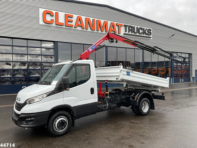 Iveco Daily 72C18 HMF laadkraan 3,4 Tonmeter laadkraan + Meiller 3-zijdige kipper New & Unused!! - Camion basculantă, Camion cu macara: Foto 1 Iveco Daily 72C18 HMF laadkraan 3,4 Tonmeter laadkraan + Meiller 3-zijdige kipper New & Unused!! - Camion basculantă, Camion cu macara: Foto 1