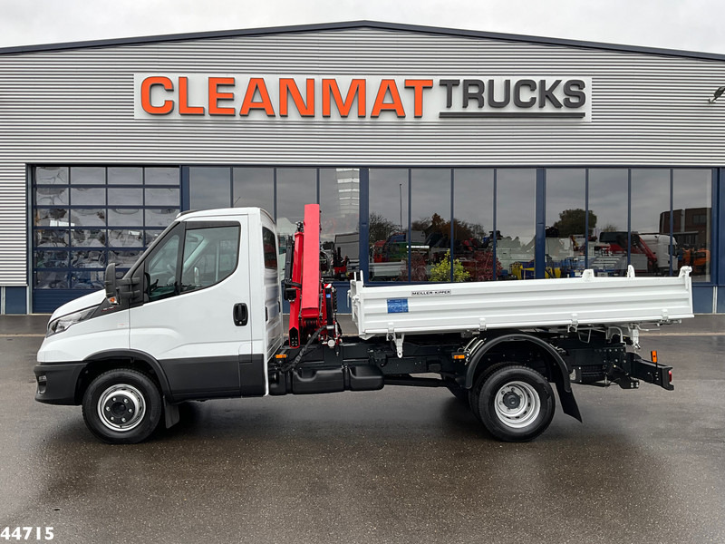 Iveco Daily 72C18 HMF laadkraan 3,4 Tonmeter laadkraan + Meiller 3-zijdige kipper New & Unused!! - Camion basculantă: Foto 4 Iveco Daily 72C18 HMF laadkraan 3,4 Tonmeter laadkraan + Meiller 3-zijdige kipper New & Unused!! - Camion basculantă: Foto 4
