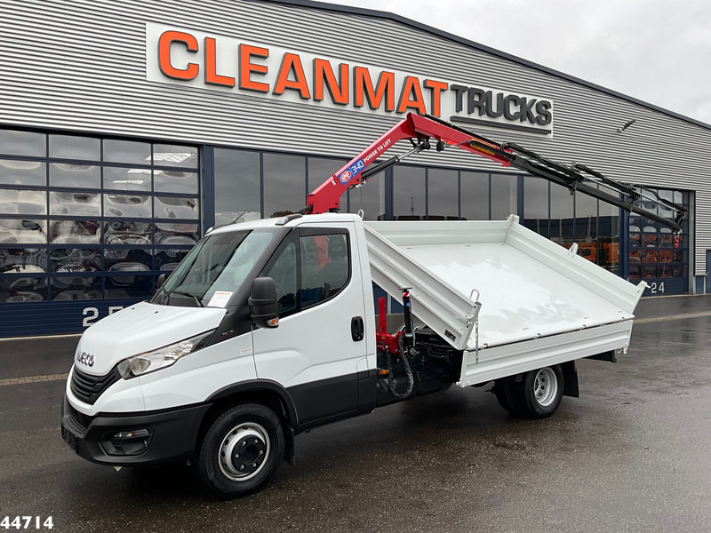 Iveco Daily 72C18 HMF laadkraan 3,4 Tonmeter laadkraan + Meiller 3-zijdige kipper New & Unused!! - Camion basculantă, Camion cu macara: Foto 2 Iveco Daily 72C18 HMF laadkraan 3,4 Tonmeter laadkraan + Meiller 3-zijdige kipper New & Unused!! - Camion basculantă, Camion cu macara: Foto 2