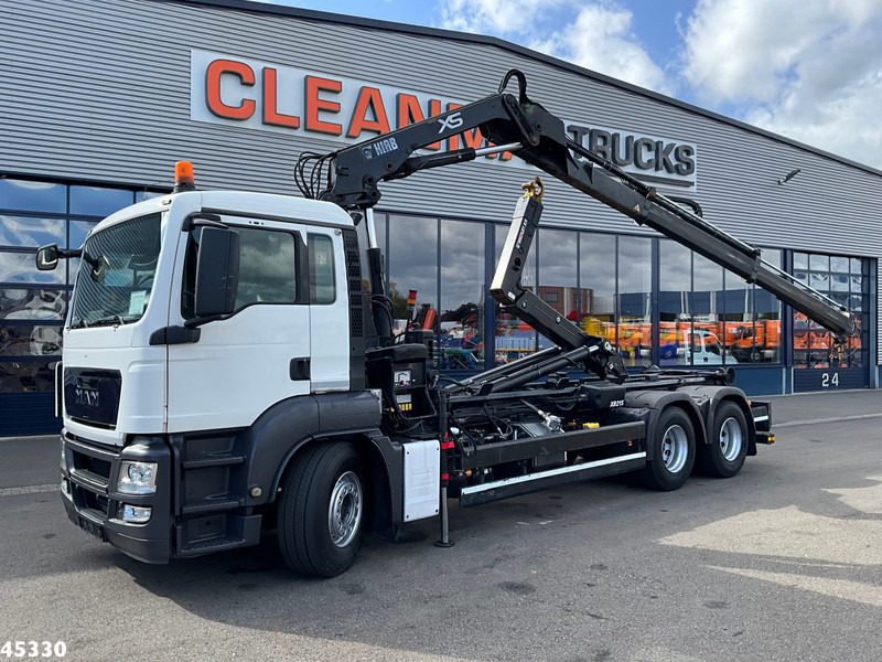 MAN TGS 26.360 6x4 Hiab 12 Tonmeter laadkraan - Camion cu cârlig, Camion cu macara: Foto 1 MAN TGS 26.360 6x4 Hiab 12 Tonmeter laadkraan - Camion cu cârlig, Camion cu macara: Foto 1
